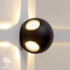 YUPLA Wall Light LED 4x2W IP65 3000K Black фото 1 