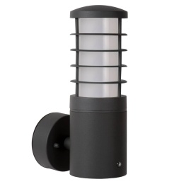 SOLID Wall Light IP54+ Sensor E27 H25 W15cm Anthra