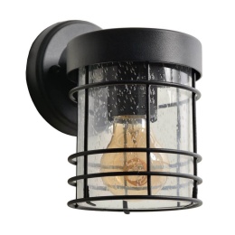 KEPPEL Wall Light IP23 E27 H19cm Black