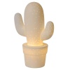 CACTUS Table Lamp Ceramic E14 H30.5 Ø20cm White фото 1 