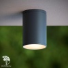 TUBIX Ceiling Light IP54 H15.3 D10.8cm Anthracite фото 1 