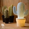 CACTUS Table Lamp Ceramic E14 H30.5 Ø20cm Blue фото 1 