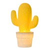 CACTUS Table Lamp Ceramic E14 H30.5 Ø20cm Yellow фото 1 