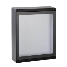 CADRA Wall Light LED 6W IP65 L16 W5 H20cm Black