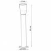 NINKE Bollard GU10/5W H80cm Black фото 3 