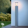 FEDOR Bollard Light E27/40W H79.5cm Satin Chrome фото 2 