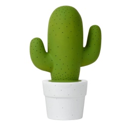 CACTUS Table Lamp Ceramic E14 H30.5 Ø20cm Green