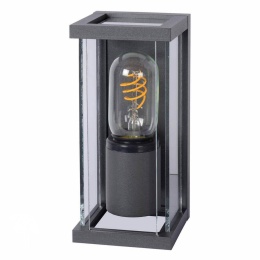 CLAIRE MINI Wall Light IP54 1xE27 H20cm Anthracite