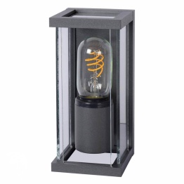 Фото CLAIRE MINI Wall Light IP54 1xE27 H20cm Anthracite