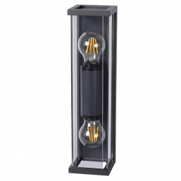 CLAIRE MINI Wall Light IP54 2xE27 H36cm Anthracite