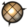 DUDLEY Outside Wall Light Round IP 65 E27/60W Blac фото 2 