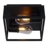 CARLYN Ceiling Light Bathroom 2xE14/6W Black фото 1 