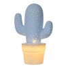 CACTUS Table Lamp Ceramic E14 H30.5 Ø20cm Blue фото 2 