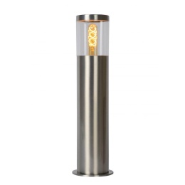 FEDOR Bollard Light E27/40W H49.5cm Satin Chrome