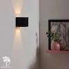 XIA Wall Light IP54 LED 2W 8/8/8cm Black фото 2 