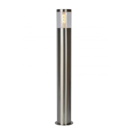 FEDOR Bollard Light E27/40W H79.5cm Satin Chrome