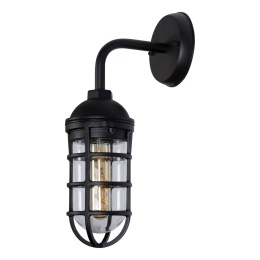 LIMAL Wall Light Outside 1xE27/60W Black